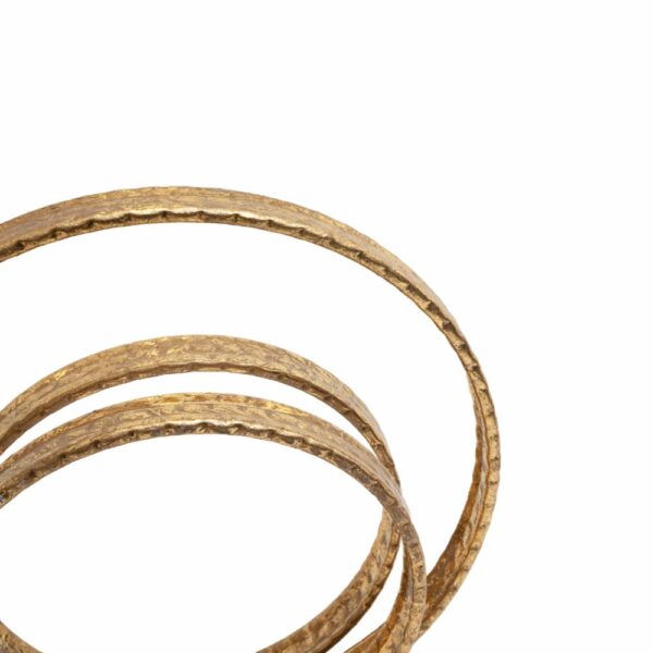 Adorno Decorativo Circular Dorado FREE HOME Pequeño - Imagen 3