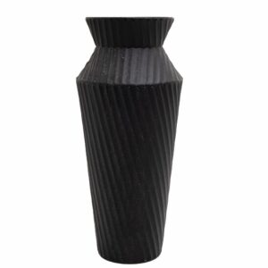 Adorno Decorativo Florero Negro FREE HOME Alto