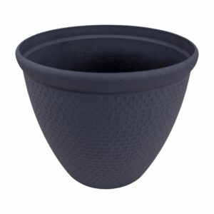 Maceta Tejida Cónica Color Café LPS 22x21Cm