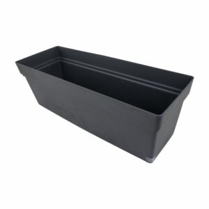 Maceta Rectangular Color Gris LPS 50x14.4Cm