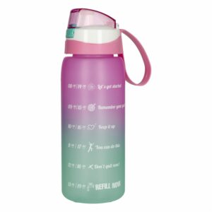 Botilito De Colores Rosado Y Verde HEREVIN 1 L