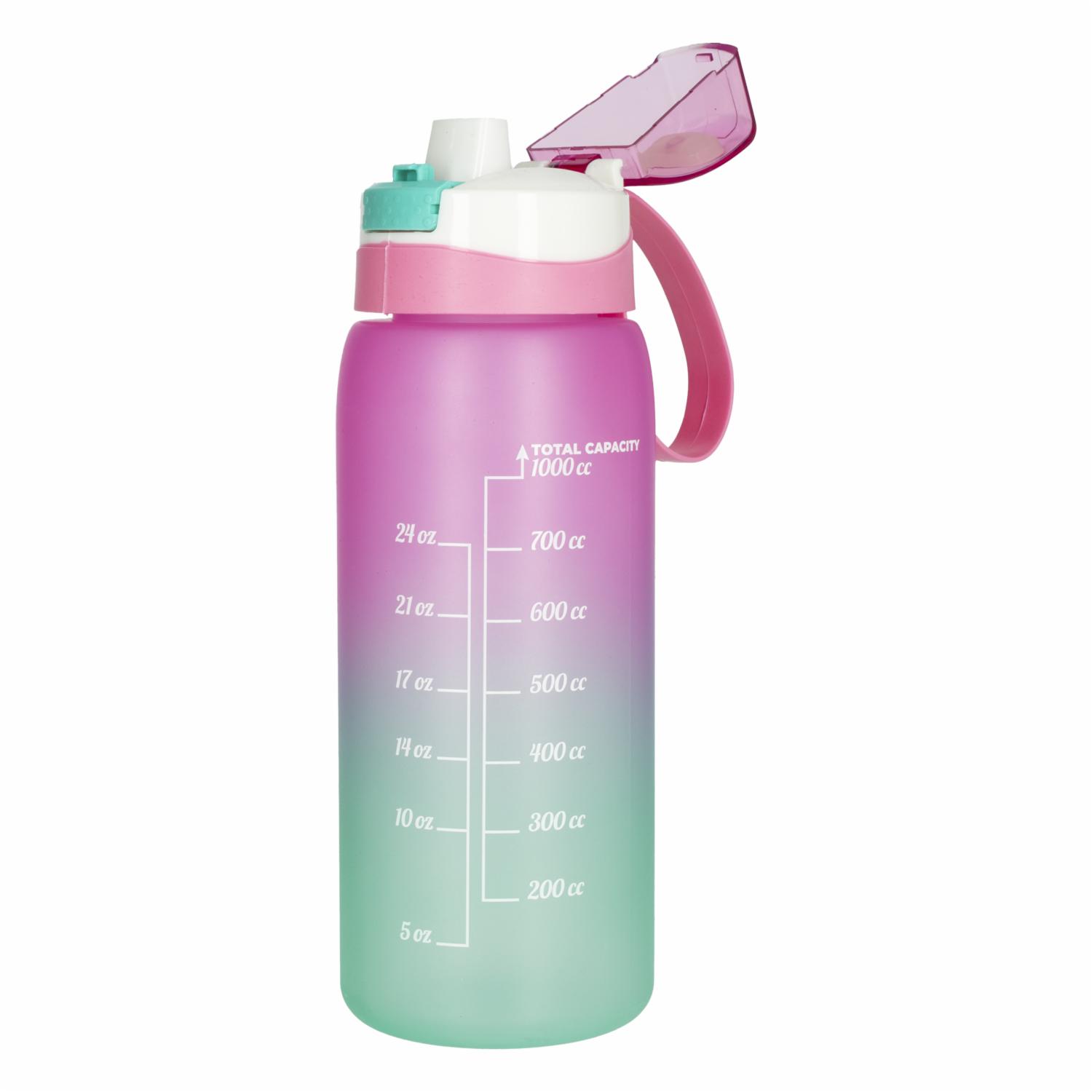 Botilito De Colores Rosado Y Verde HEREVIN 1 L - Imagen 2