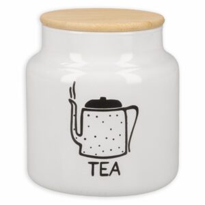 Frasco Con Tapa Bamboo Café Azúcar Te HEREVIN 635 CC