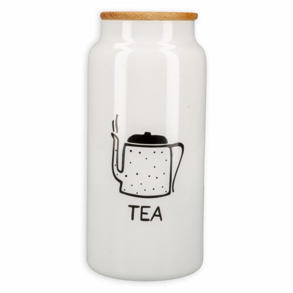 Frasco Con Tapa Bamboo Café Azúcar Te HEREVIN 1400 CC
