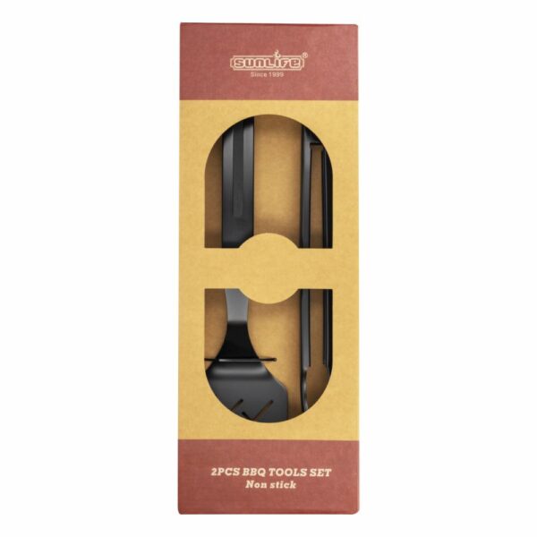 Set Utensilios Pinza Y Espatula Para BBQ SUNLIFE 2 Piezas - Imagen 2