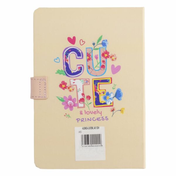 Agenda Juvenil A5 Cute AIFENG 126 Hojas - Imagen 2
