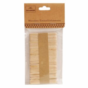Palos De Madera Para Manualidades BABY CRAFT 50 Piezas