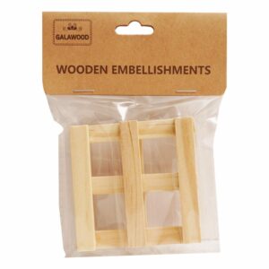 Cuadrado De Madera Para Manualidades BABY CRAFT 1 Pieza