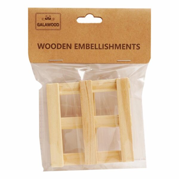 Cuadrado De Madera Para Manualidades BABY CRAFT 1 Pieza