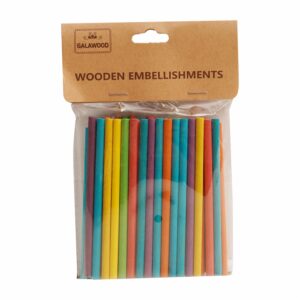 Palos Colores De Madera Para Manualidades BABY CRAFT 1 Pieza