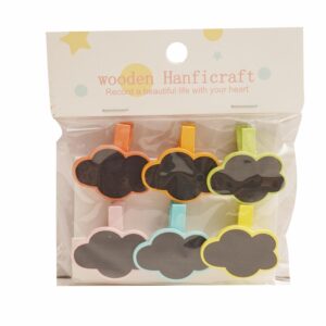 Nubes Colores De Madera Para Manualidades BABY CRAFT 1 Pieza