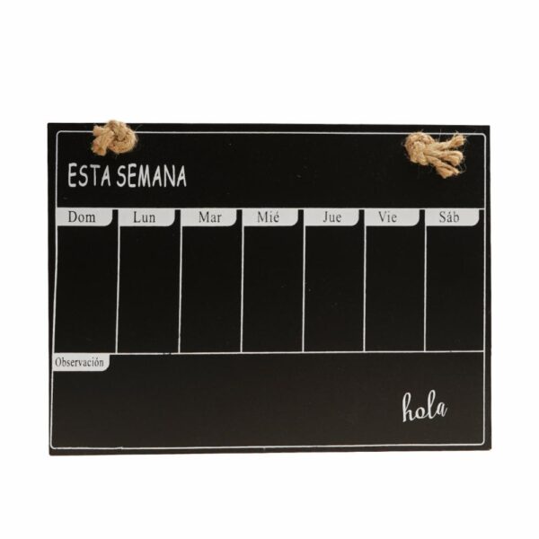 Letrero  Días De La Semana De Madera Para Manualidades BABY CRAFT 1 Pieza