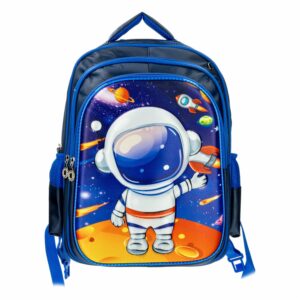 Set Escolar Mochila Lonchera Y Cartuchera Astronauta KOOME 55x15x27 Cm