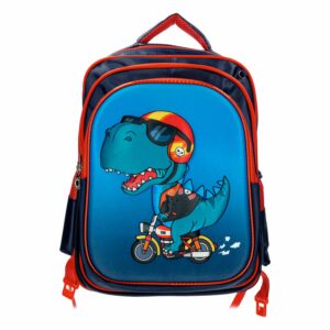 Set Escolar Mochila Lonchera Y Cartuchera Dinosaurio KOOME 55x15x27 Cm