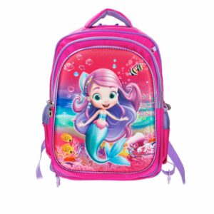 Set Escolar Mochila Lonchera Y Cartuchera Sirenita KOOME 55x15x27 Cm