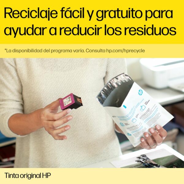 Tinta Para Impresora Gt53/Gt52 Cyan Magenta Amarillo Y Negro HP 4 Uds X 70 Ml - Imagen 4