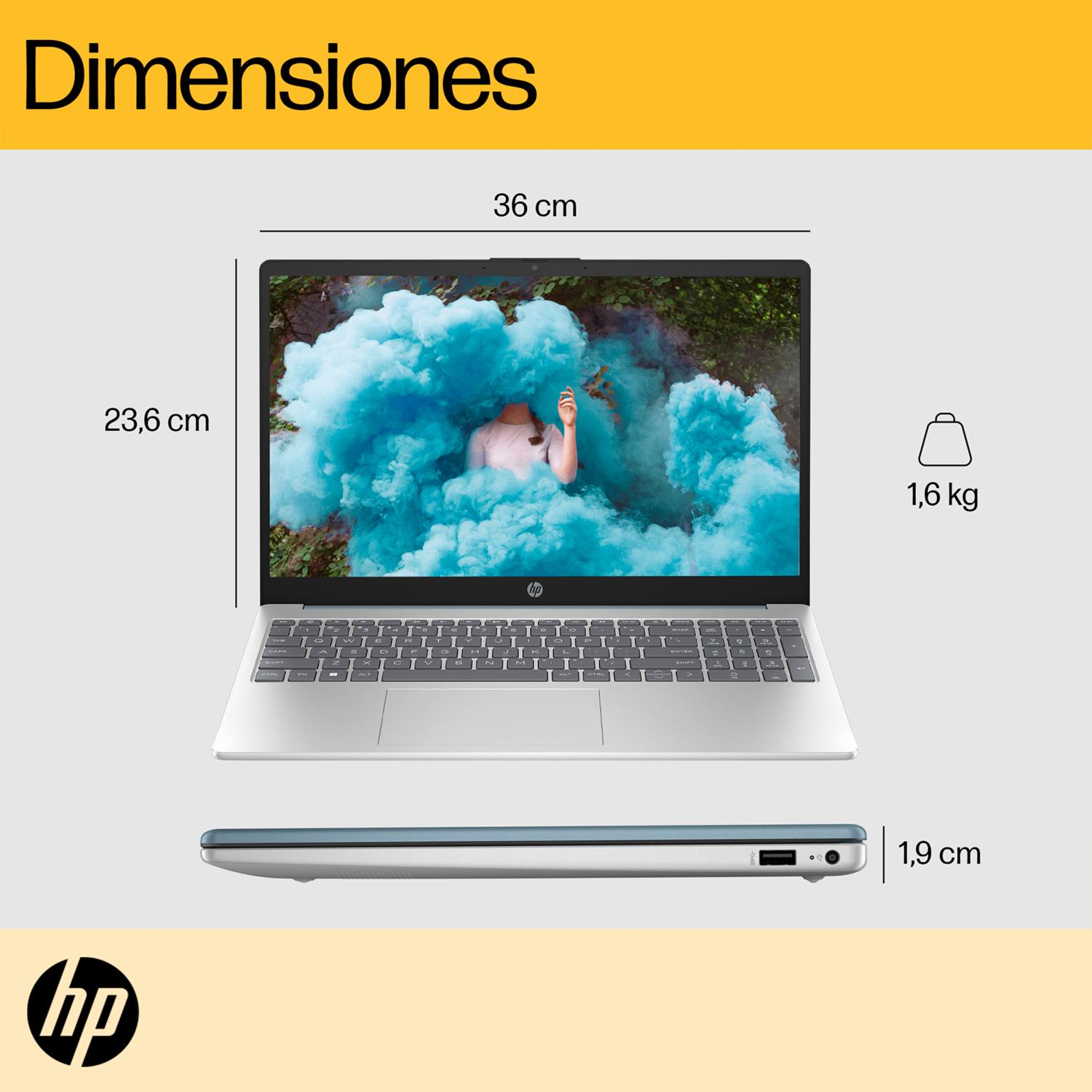 Laptop 15-FC0256LA Blue HP 15,6" - Imagen 12