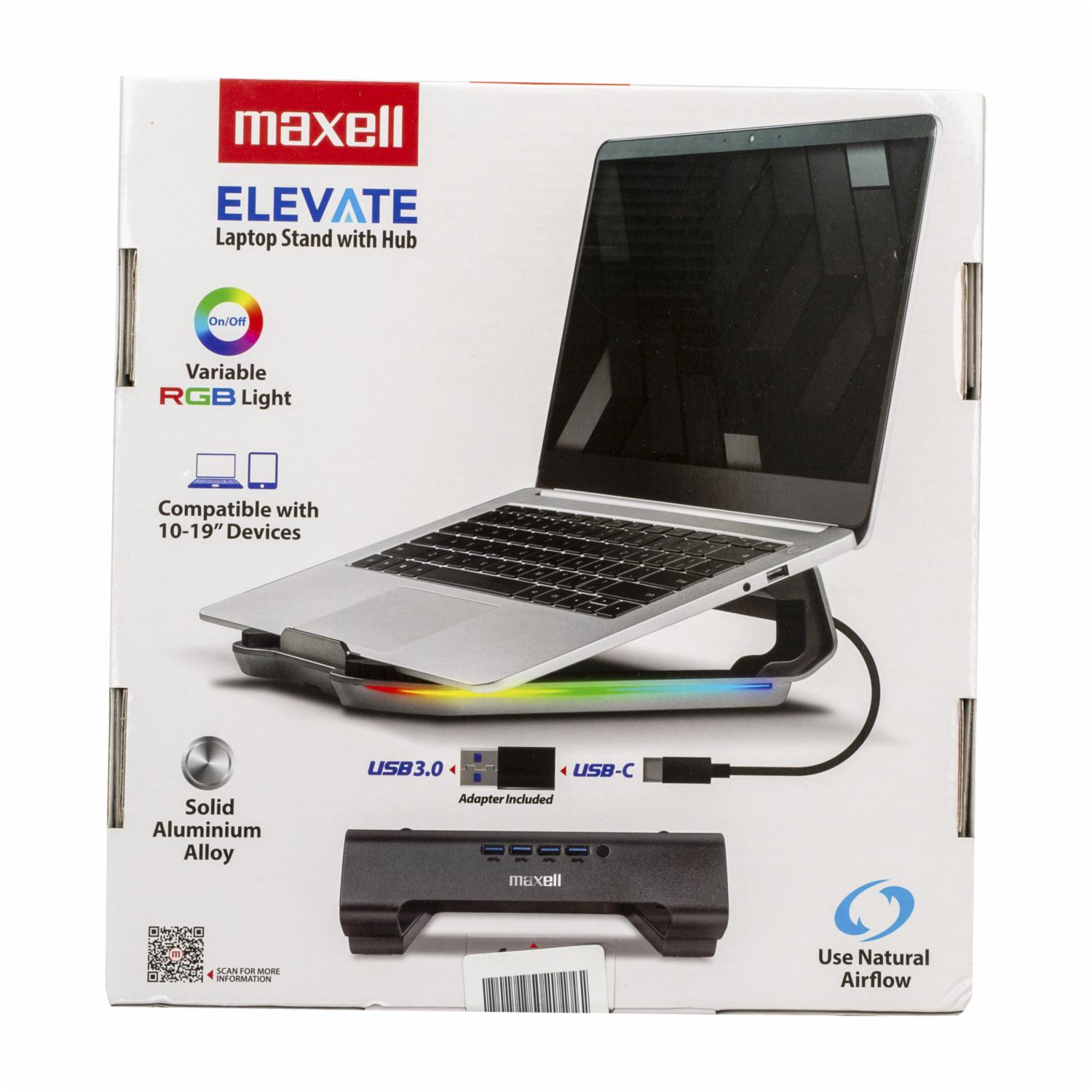 Soporte Para Laptop RGB Light MAXELL 10" A 19" - Imagen 4