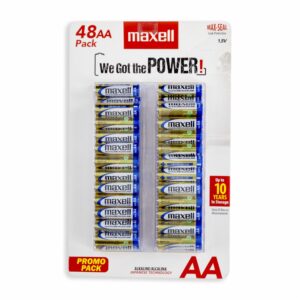 Pilas Alcalina AA MAXELL X 48 Uds