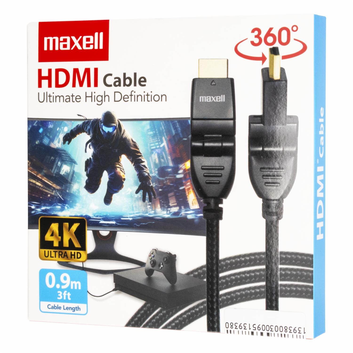 Cable Hdmi Trenzado 4K MAXELL 0,9 M - Imagen 2