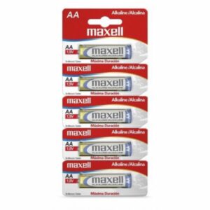 Pila Alcalina AA MAXELL X 5 Uds