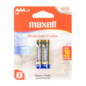 Pilas Alcalina AAA MAXELL X 2 Uds