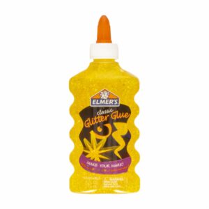 Pegamento Con Brillantina Color Amarillo ELMERS De 6 Onzas