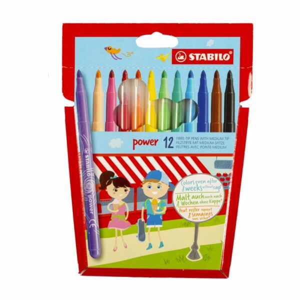 Marcador Power STABILO X12Uds