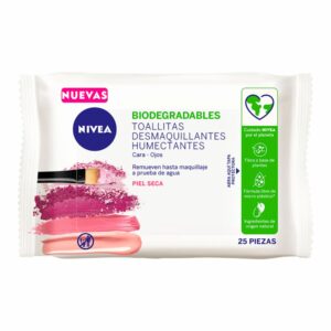 Toallitas Desmaquillantes Biodegradables Humectantes Piel Seca NIVEA 25 U