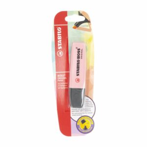 Resaltador Boss Color Pastel Rosa STABILO Blister