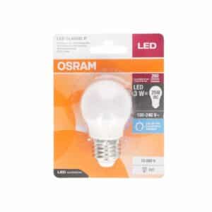 Foco Led Bolinha Luz Blanca E27 OSRAM CAJA 3W