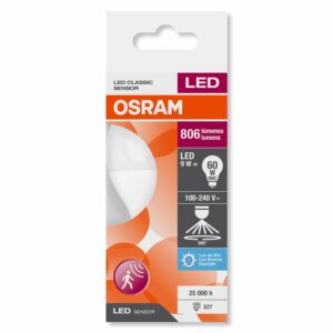 Foco Led Classic Sensor A60 9W E27 OSRAM Luz De Día