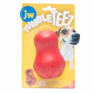 Juguete Para Mascota Para Golosina Color Rojo JW Mediano
