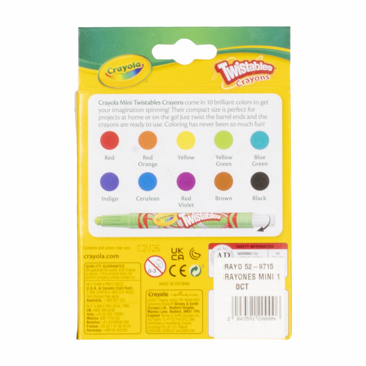 Crayones Mini CRAYOLA 1 X 10Uds - Imagen 2