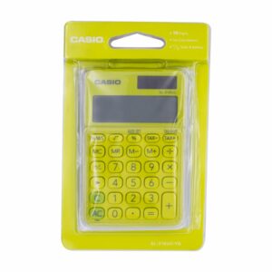 Calculadora Portátil De 10 Dígitos Color Amarillo CASIO 118708 4Mm