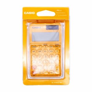 Calculadora Portátil De 10 Dígitos Color Naranja CASIO 118708 4Mm