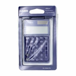 Calculadora Portátil De 10 Dígitos Color Purpura CASIO 118708 4Mm