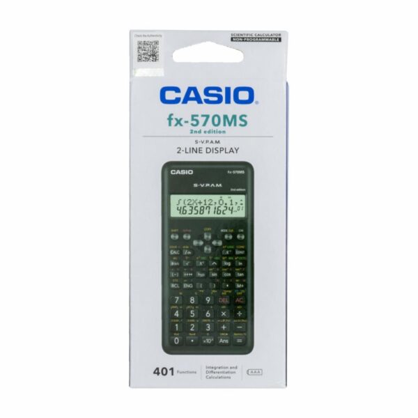 Calculadora Científica De Segunda Edición Standar CASIO 161 57713 8Mm