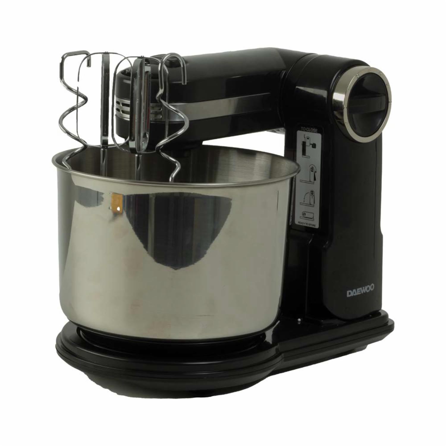 Batidora Con Pedestal Color Negro DHM-255WRB/B DAEWOO 6 Velocidades - Imagen 2