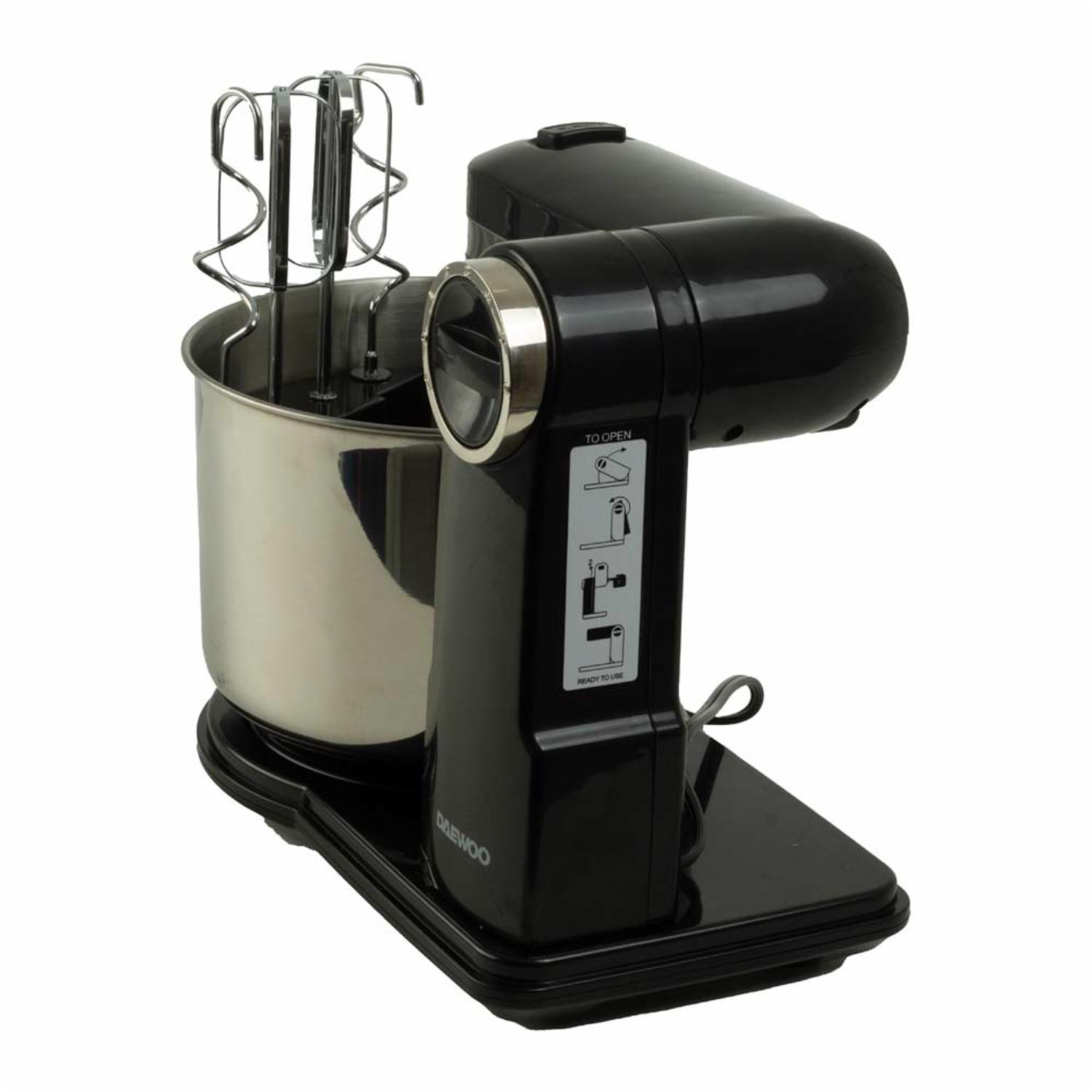 Batidora Con Pedestal Color Negro DHM-255WRB/B DAEWOO 6 Velocidades - Imagen 3