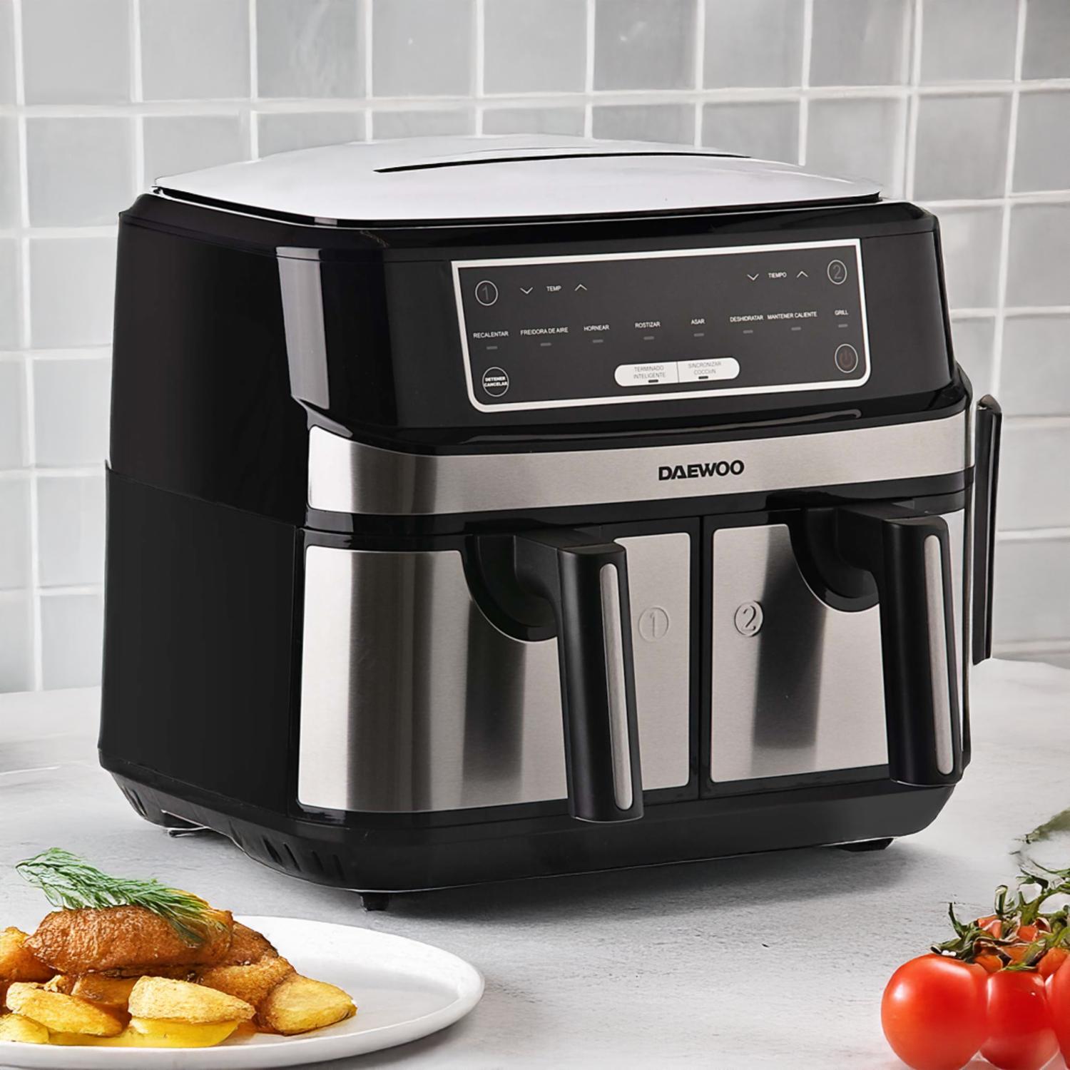 Air Fryer 1600 Watts Digital DI-5512-KDF DAEWOO 9 Litros - Imagen 3