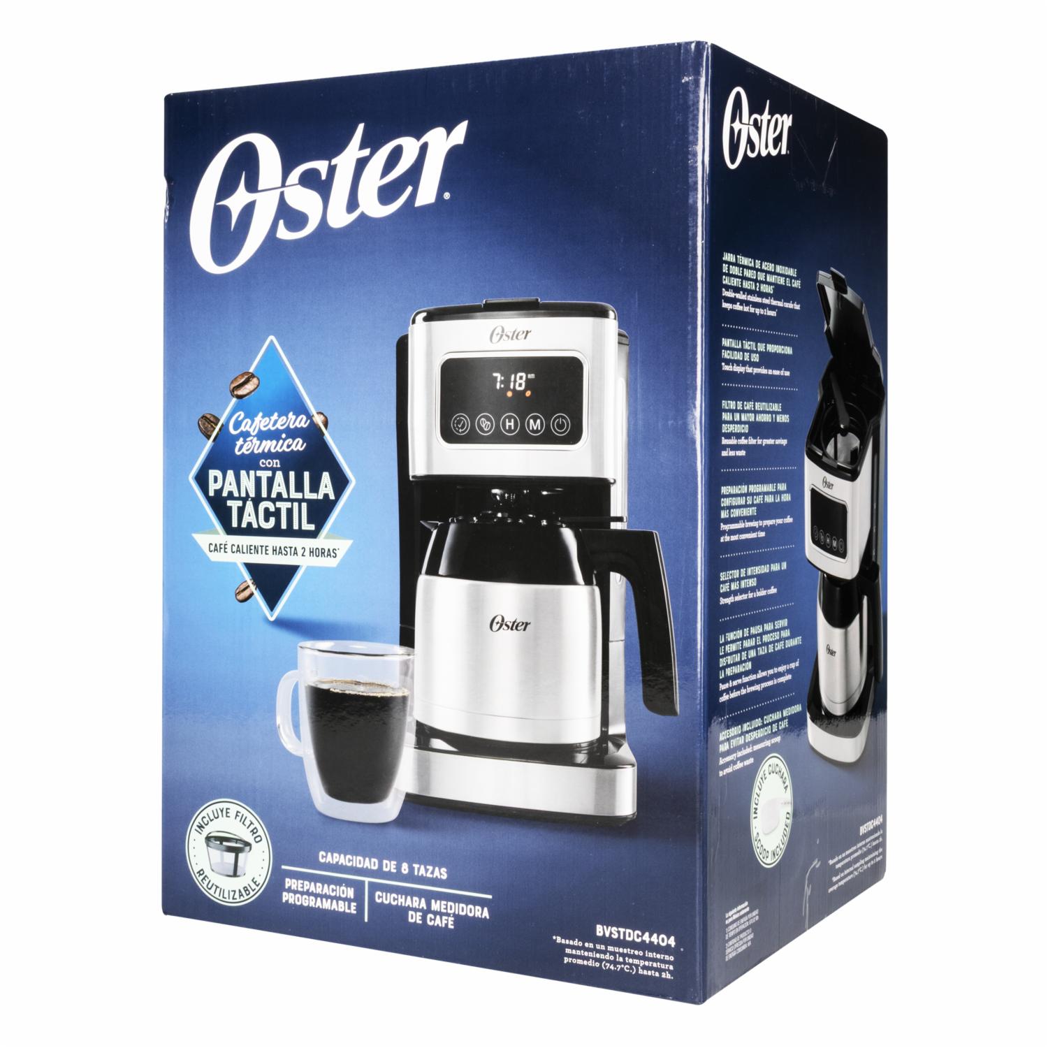 Cafetera Con Jarra Térmica BVSTDC4404-013 OSTER 8 Tazas