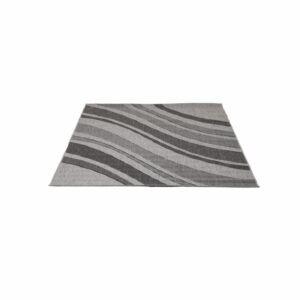 Alfombra Decorativa Ondas Grises BALTA 160 x 230 Cm