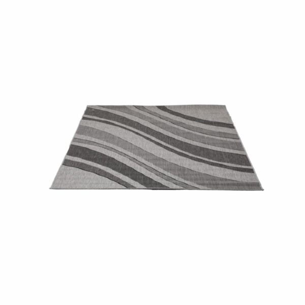 Alfombra Decorativa Ondas Grises BALTA 160 x 230 Cm