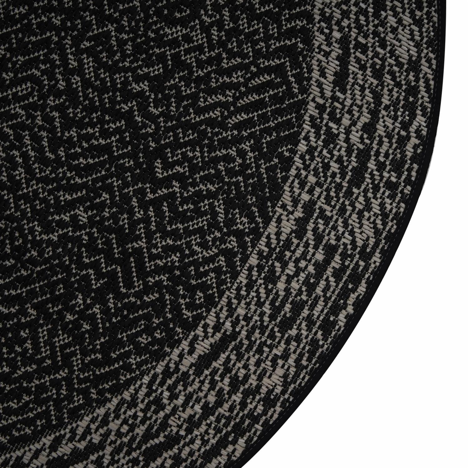 Alfombra De Área Redonda Marco Circular Gris Oscuro Esprit BALTA 120 x - Imagen 2