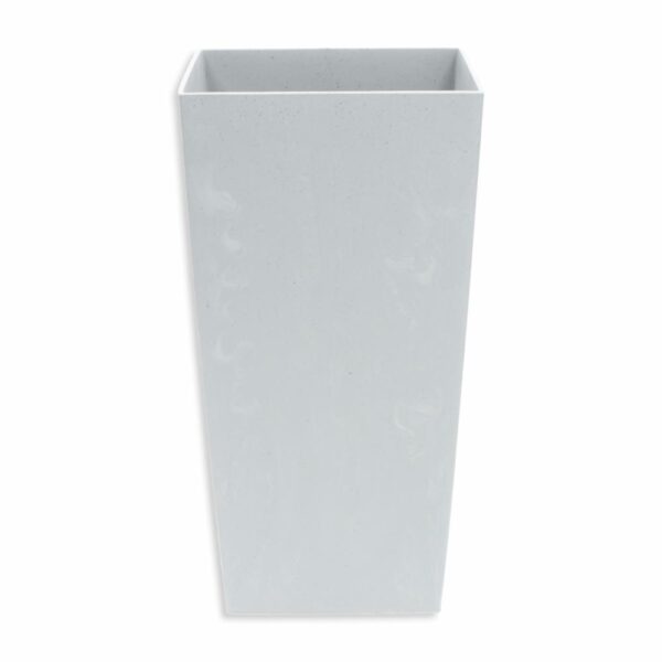Maceta Rectangular Alta Gris PROSPERPLAST 17 X 17 X 32,5 Cm - Imagen 2
