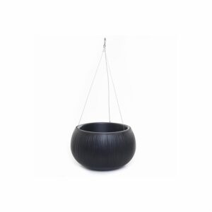 Maceta Redonda Colgante Negro 29 X PROSPERPLAST Unidad
