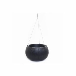 Maceta Redonda Colgante Negro 29 X PROSPERPLAST Unidad