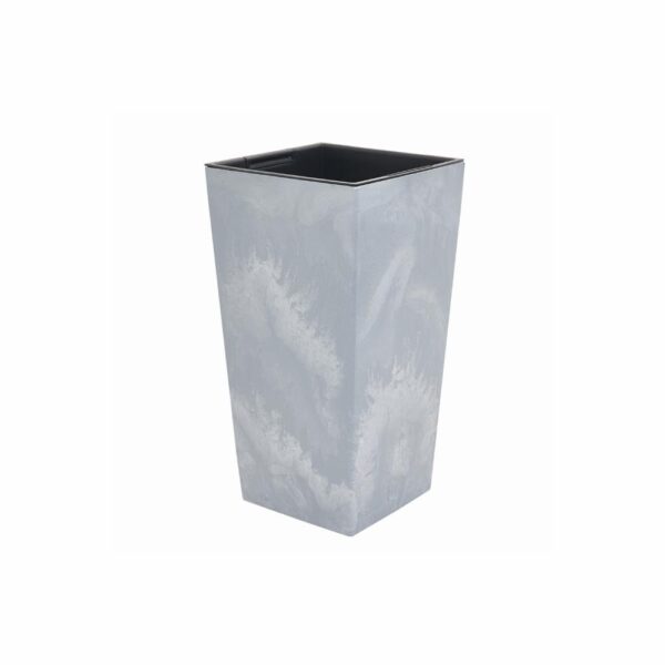 Maceta Rectangular Alta Gris 325x325 X PROSPERPLAST Unidad