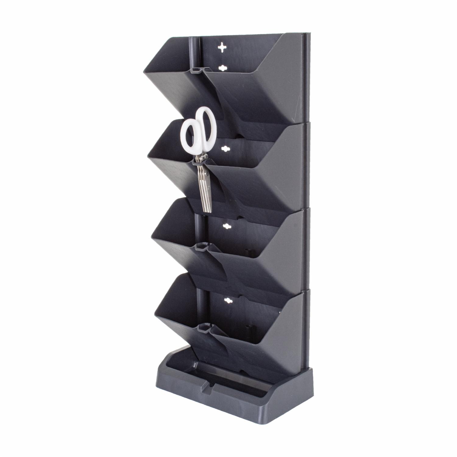 Maceta Mini Cascada Negro PROSPERPLAST 19,5 X 11,4 X 47,5 Cm - Imagen 4